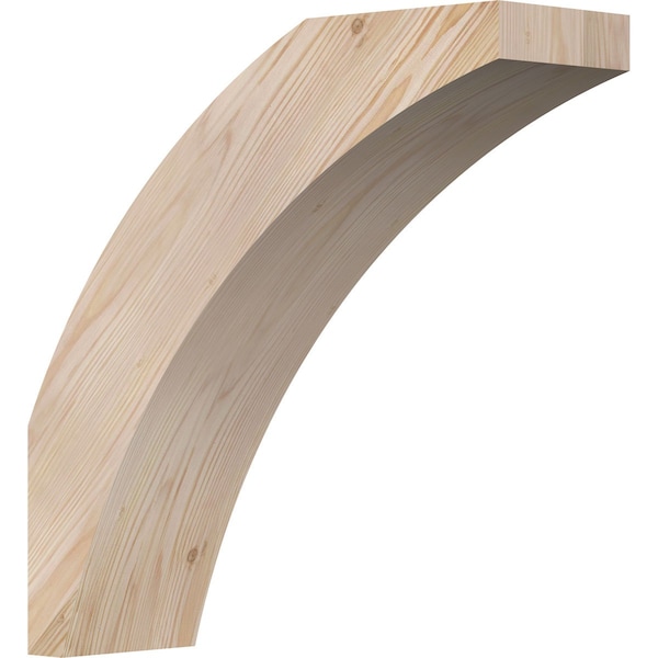 Ekena Millwork 5 1/2"W x 18"D x 18"H Thorton Smooth Knee Brace, Douglas Fir BRC06X18X18THR00SDF - main
